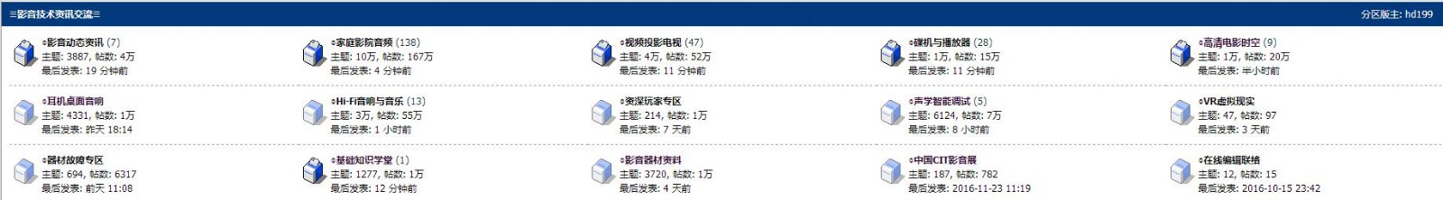 家庭影院论坛包括哪些论坛