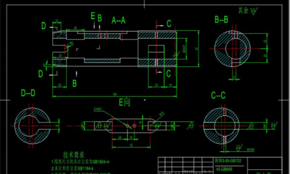 图纸上2*M3-6H是什么意思