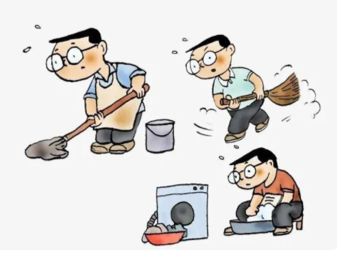 如果一辈子只做一件家务事你会选择？洗碗，拖地，做饭，倒垃圾拜托各位了 3Q