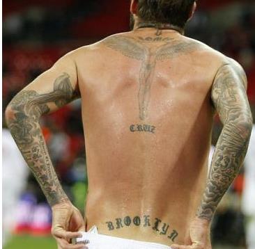 贝克汉姆纹身图案大全|