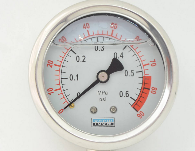 水压力表怎么看读数