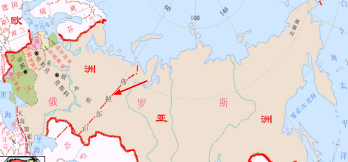 乌拉尔山是跨大洲的山脉吗？