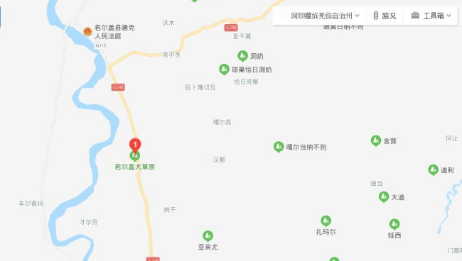 若尔盖大草原位于哪里