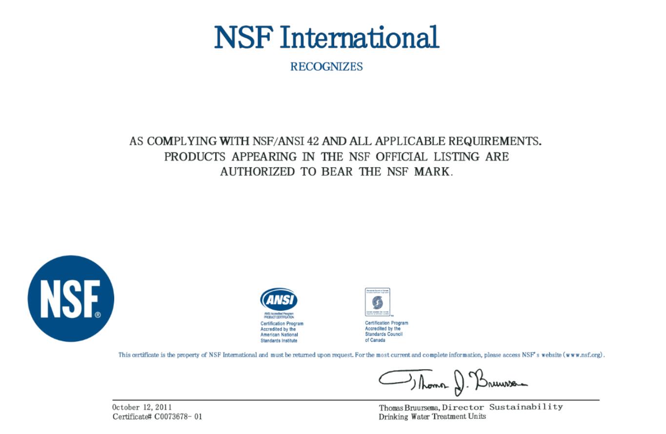 nsf认证是什么意思?