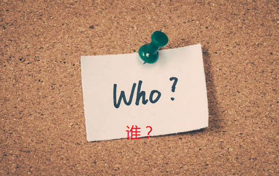 who是什么意思中文翻译