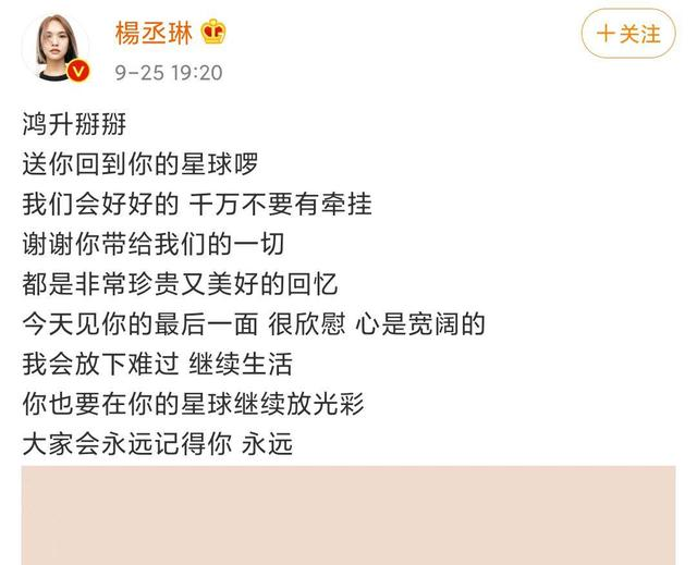 你怎么看待杨丞琳再发文告别小鬼黄鸿升呢?