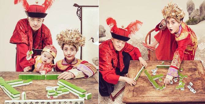 身为大明星的包贝尔包文婧,他们的婚纱照是什么样的呢?