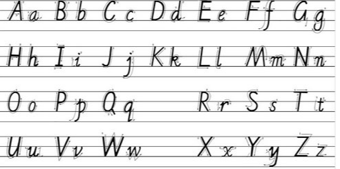 abcdefg26个字母表大小写是什么?