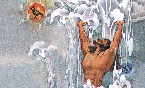 简要概括盘古开天辟地的故事