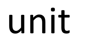 unit是什么意思?