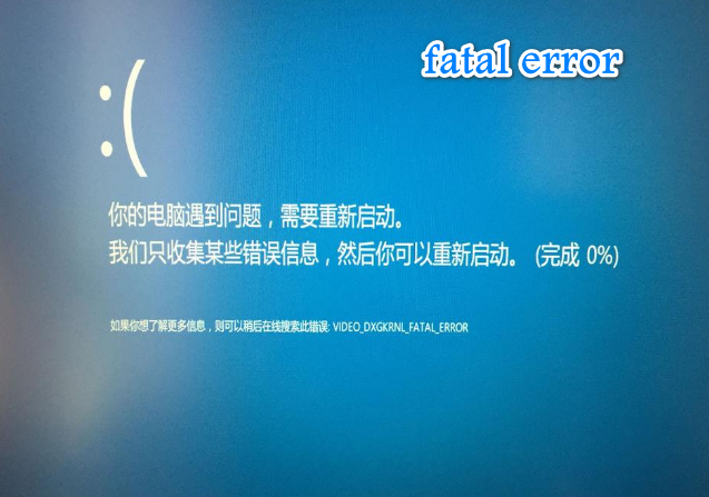 fatal error什么意思?