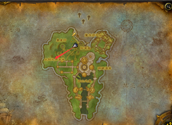 WOW.怎么进太阳之井高地?