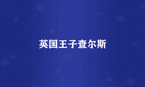 英国王子查尔斯