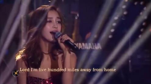 Angelababy在浙江跨年晚会唱的是什么歌?