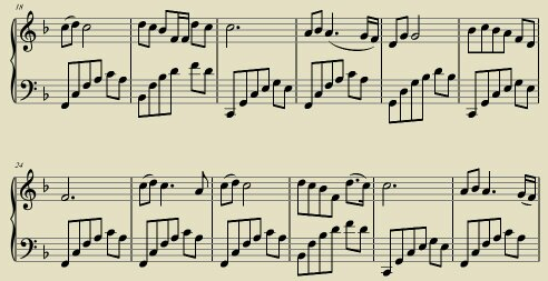 《大海啊故乡》 F调的即兴伴奏谱子谁有?急求。