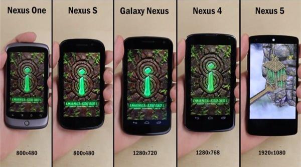 谷歌nexus系列手机一共有几种机型?