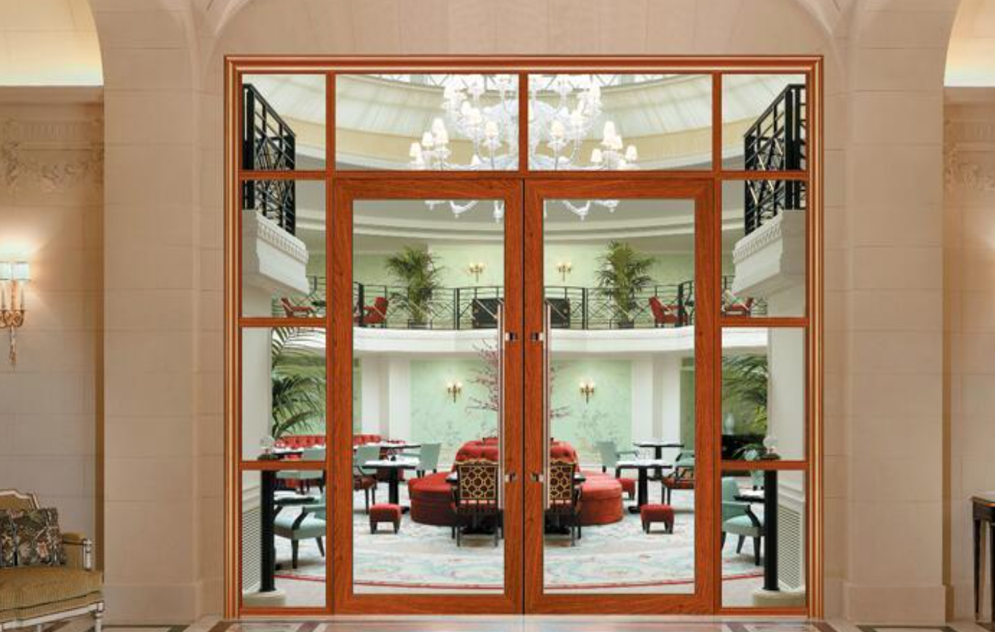 玻璃门地弹簧怎样调整门高低?