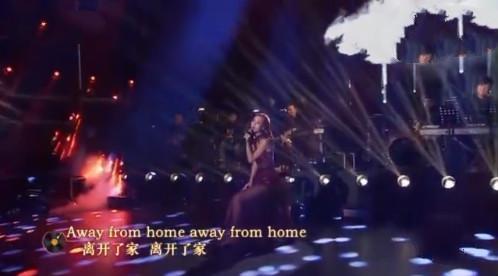 Angelababy在浙江跨年晚会唱的是什么歌?