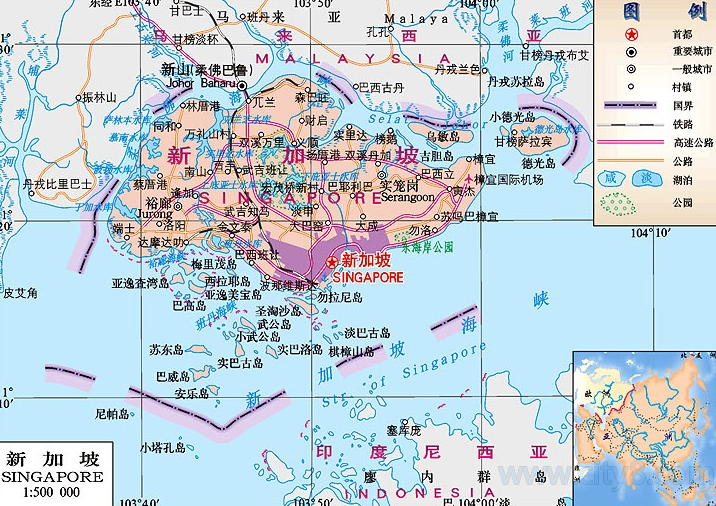 新加坡的具体面积有多少
