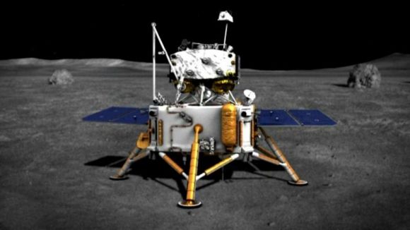 嫦娥五号雷霆返回之际,美国人留在月球的国旗,变成白旗了?