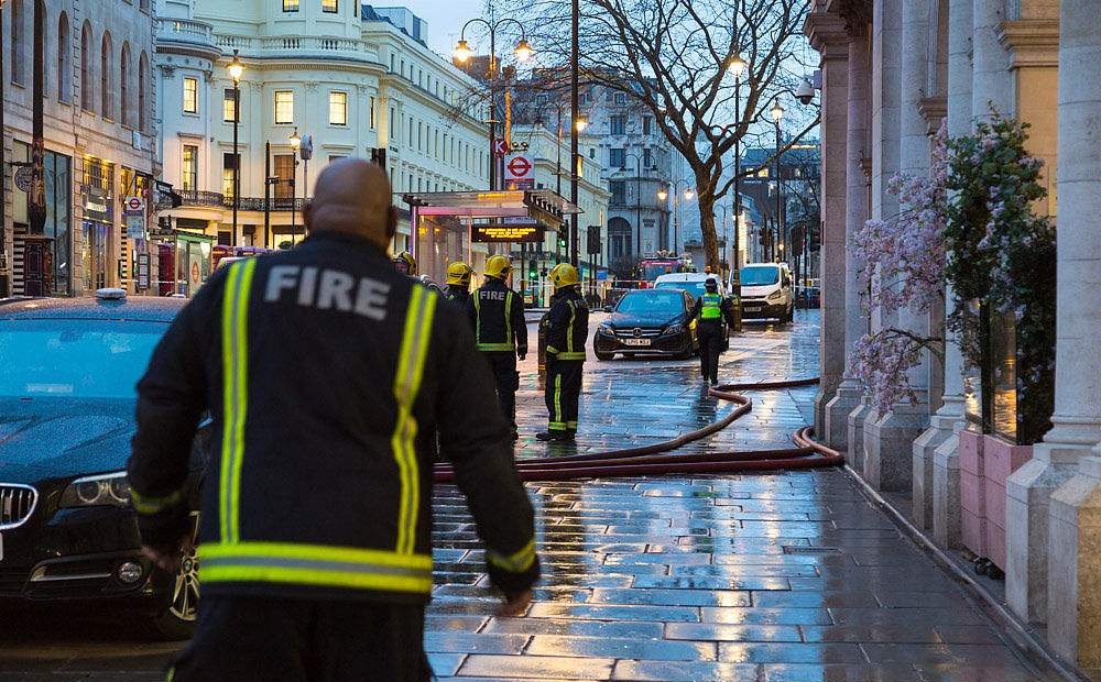 伦敦市中心发生天然气泄漏事故了吗?