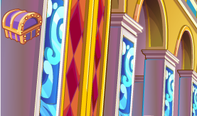 奥比岛水晶城堡的绳子在哪