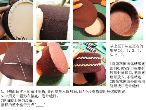 布艺蛋糕怎么做？