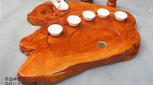 鉴定茶盘所使用的红木种类？