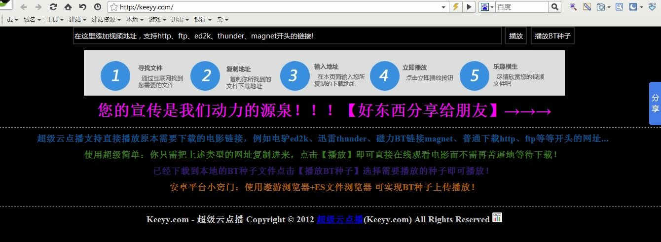 求免费的迅雷云点播网页版