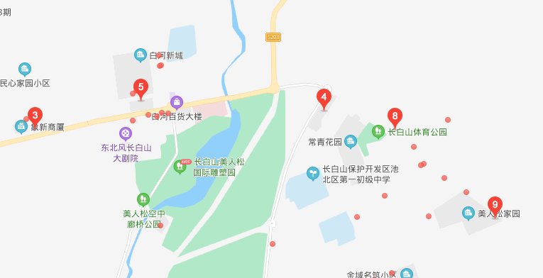 二道白河镇住宿