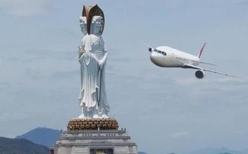 飞机飞过南海观音像时，都必须绕一圈，这是为何？
