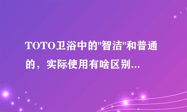 TOTO卫浴中的