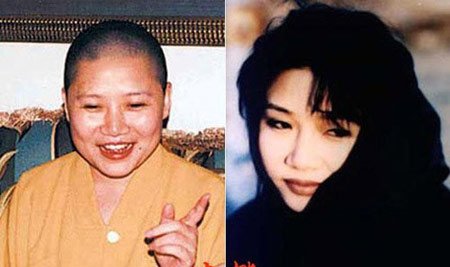 歌手李娜出家后的照片