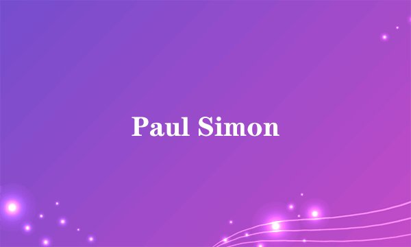 Paul Simon