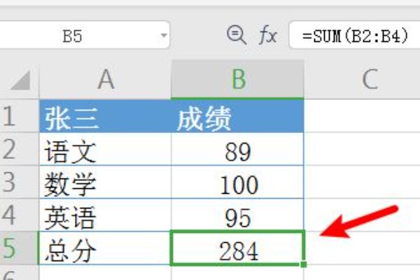excel自动求和公式