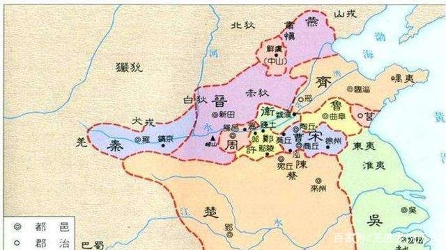 东周列国是哪几个国，国都分别在现在什么地方？