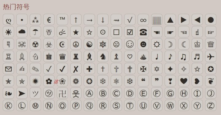 9的特殊符号 比如：⑨