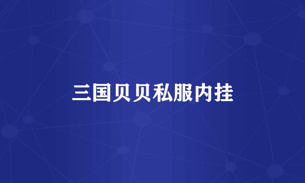 三国贝贝私服内挂