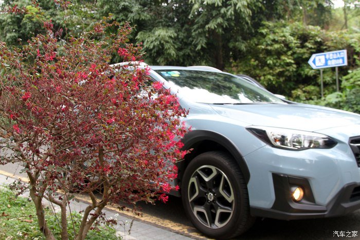 斯巴鲁XV29000公里绝不后悔的选择,改装前立帖留念