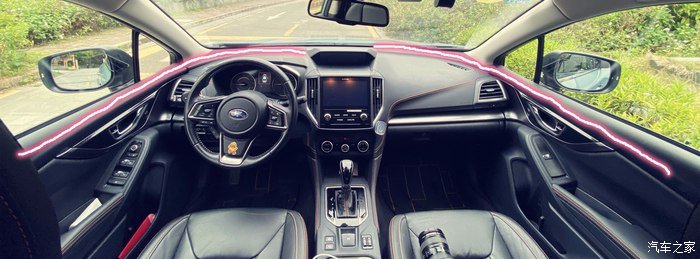 斯巴鲁XV29000公里绝不后悔的选择,改装前立帖留念