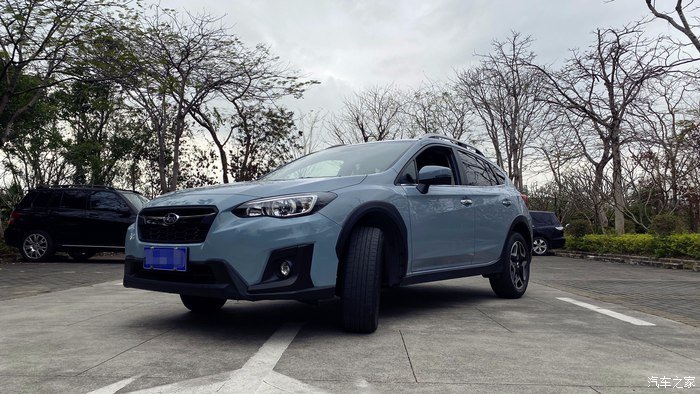 斯巴鲁XV29000公里绝不后悔的选择,改装前立帖留念