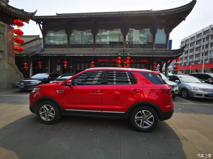 长安CS55游剑南老街感受老绵竹的味道