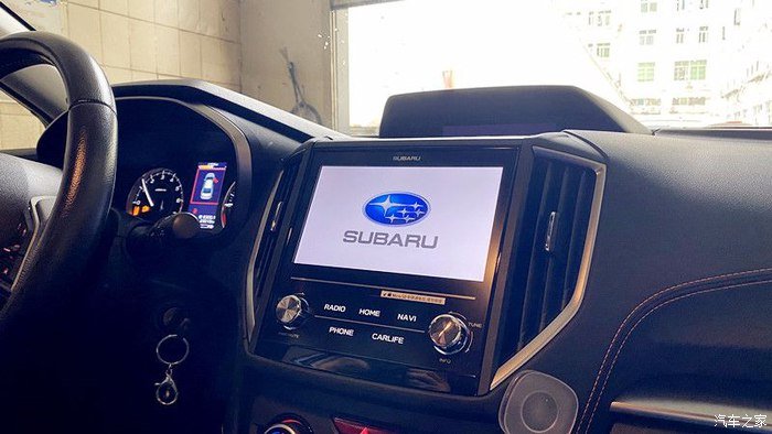 斯巴鲁XV29000公里绝不后悔的选择,改装前立帖留念