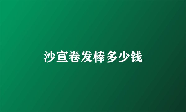 沙宣卷发棒多少钱
