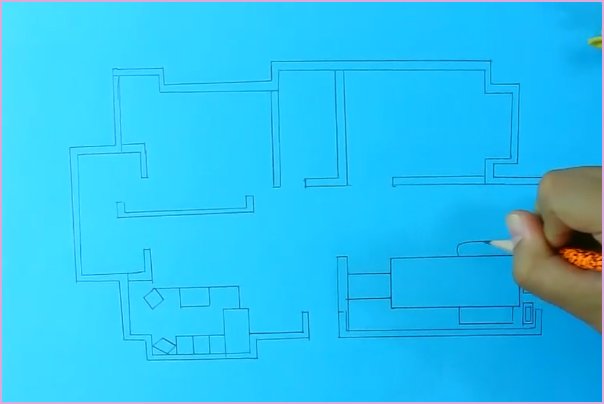 怎样画房子的结构图