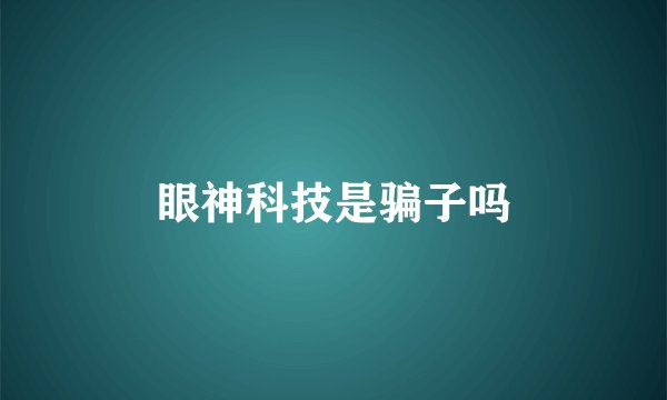眼神科技是骗子吗