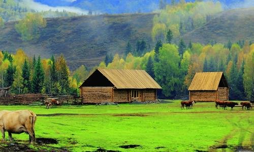 形容田园风光诗句