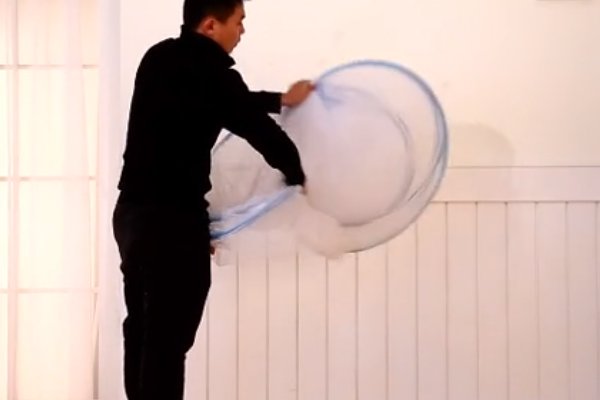 蚊帐怎么折叠?蒙古包蚊帐怎么收 ?