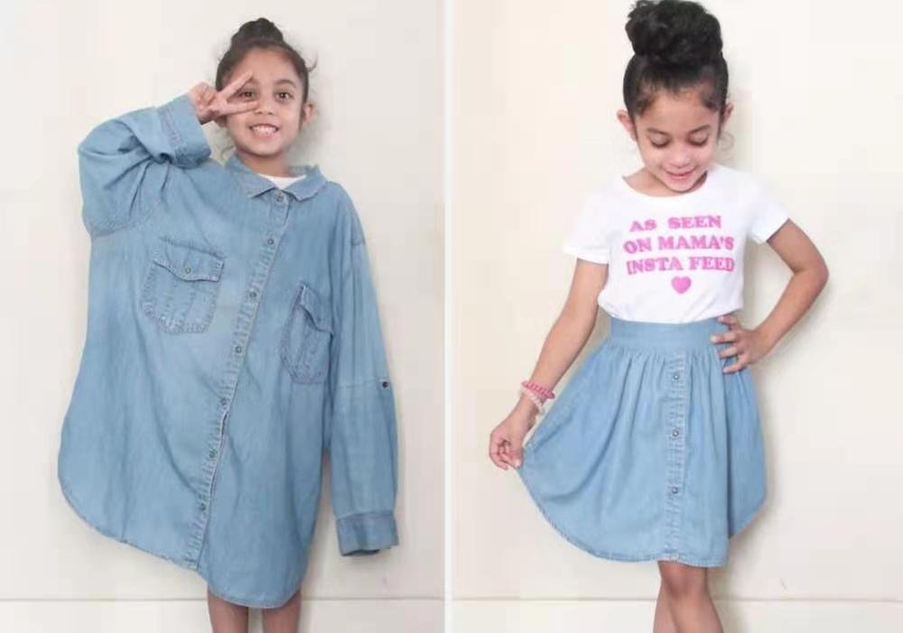 一段“8岁女孩巧手改造妈妈衣服”引发热议，视频中的女孩有多心灵手巧？