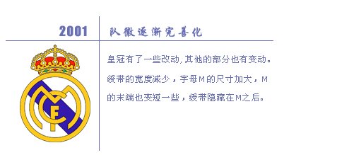 目前为止,皇家马德里队使用过多少个不同的队标